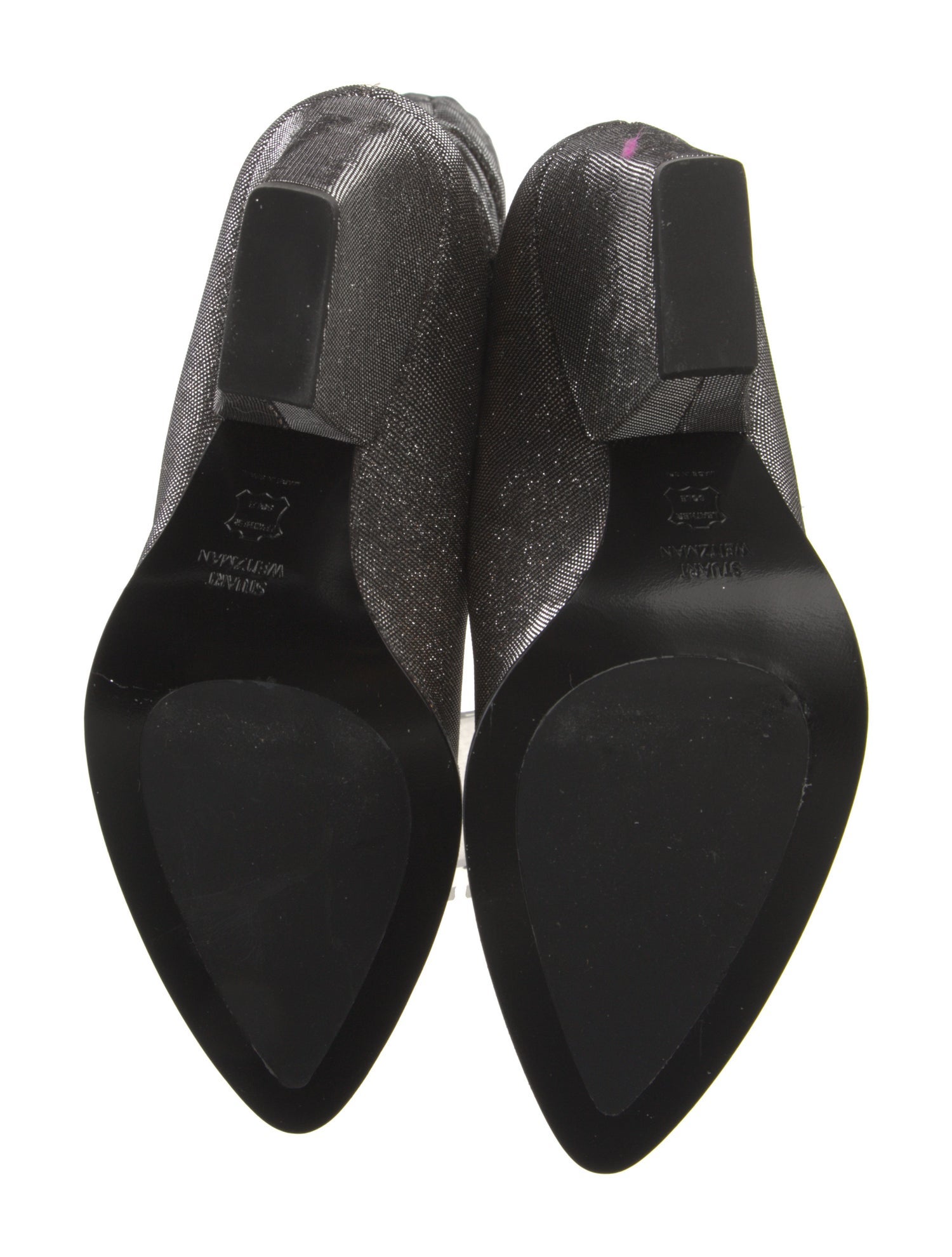 Stuart Weitzman Glitter Glitter Accents Slouch Boots